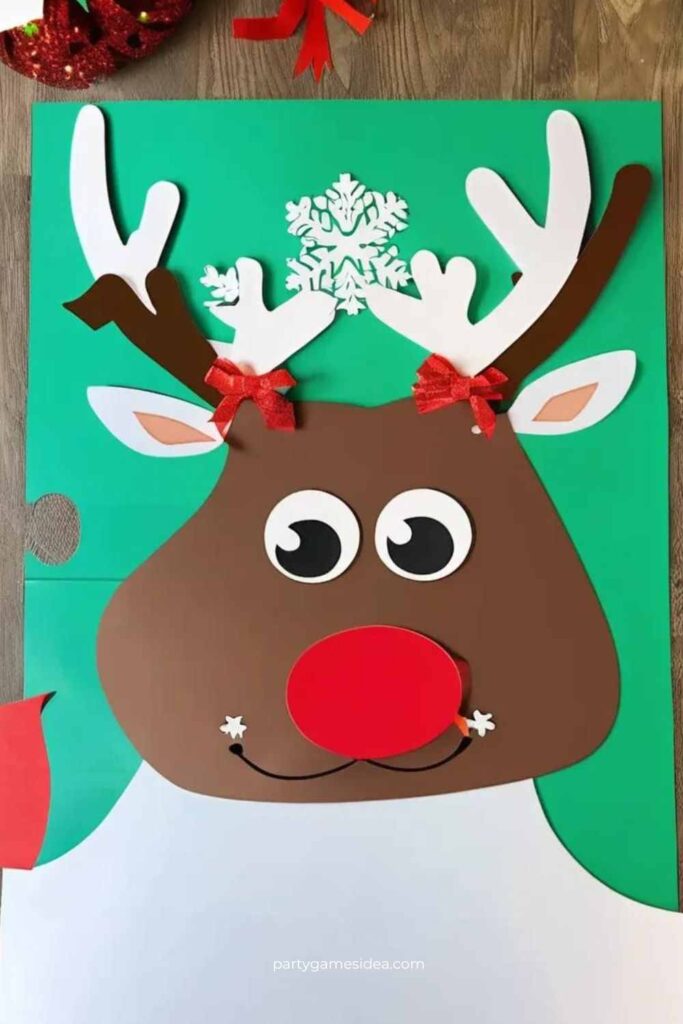 Pin the Nose on Rudolph