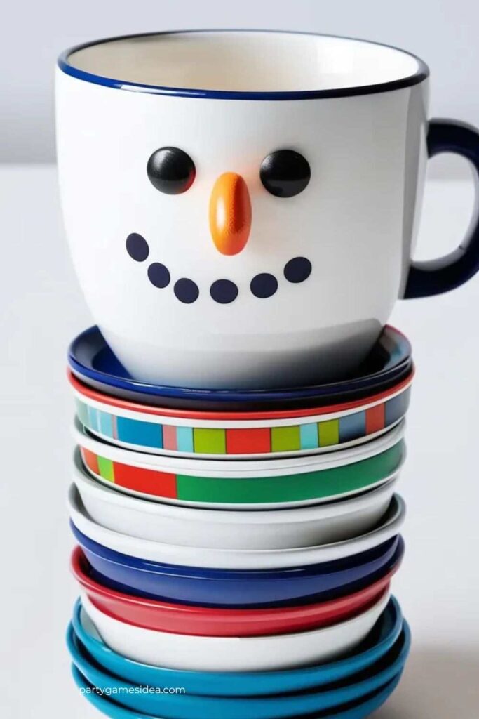 Snowman Cup Stack