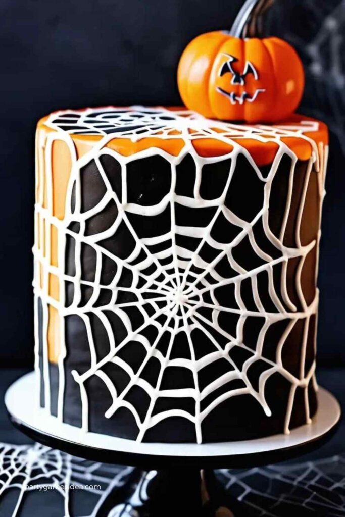 Spider Web Cake