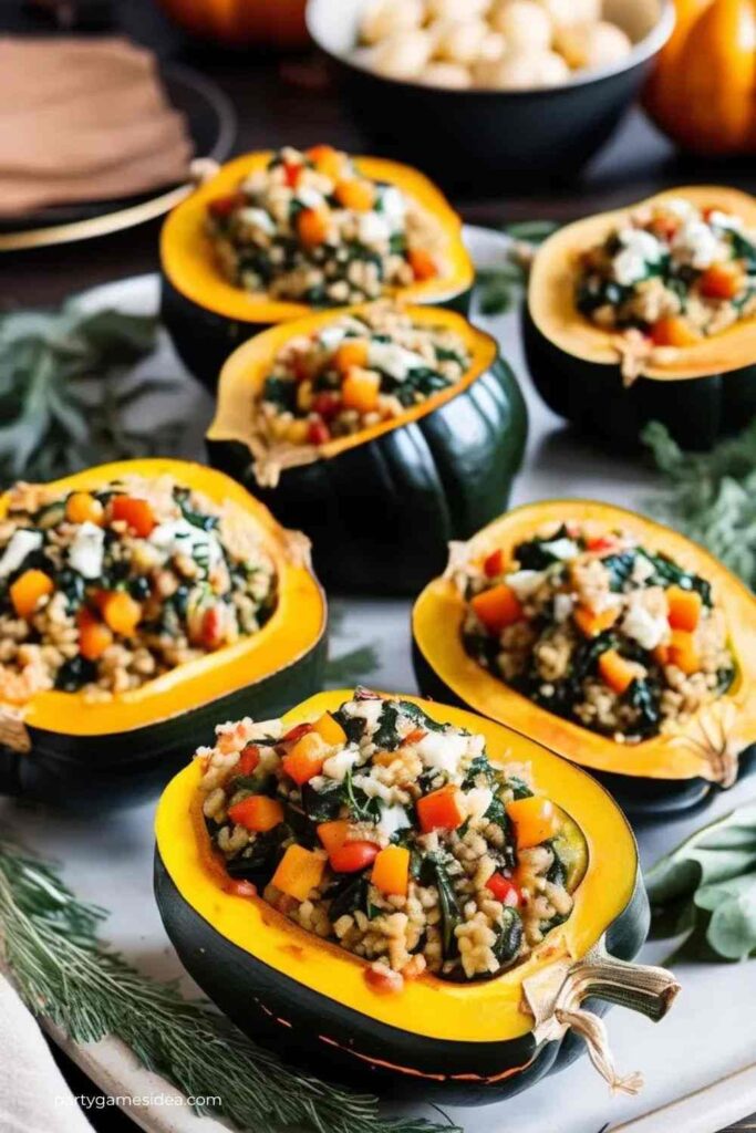 Vegetarian Stuffed Squash