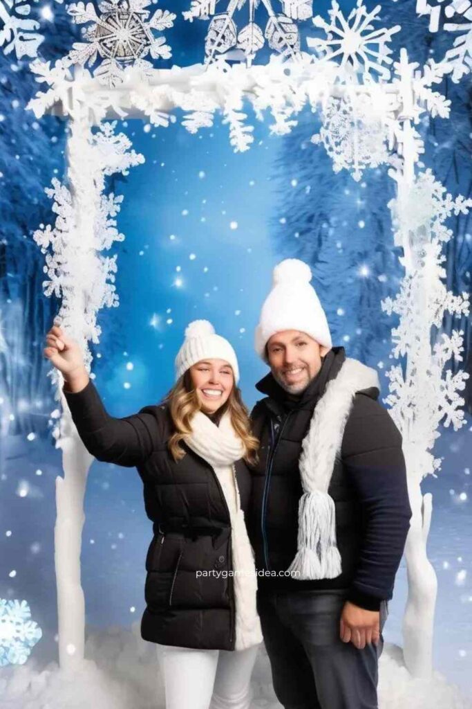 Winter-Themed Photo Booth