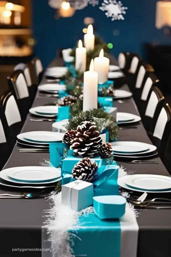 Winter Themed Table Settings