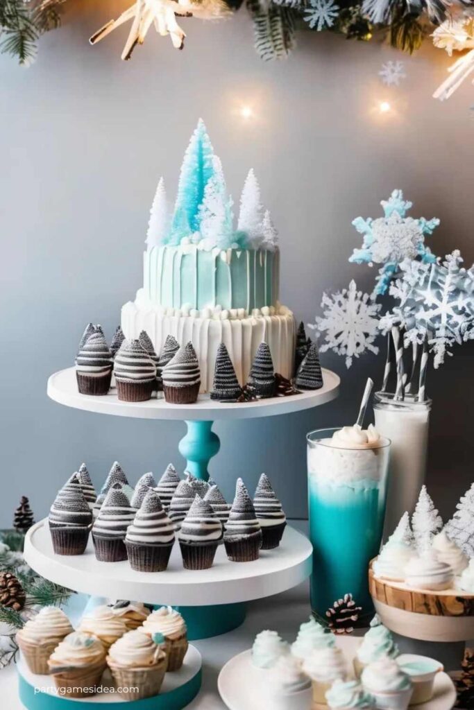 Winter Wonderland Dessert Bar