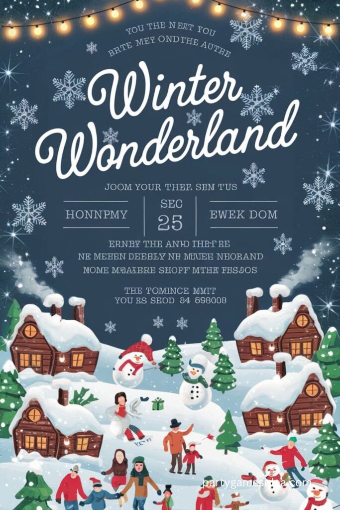 Winter Wonderland Invitation