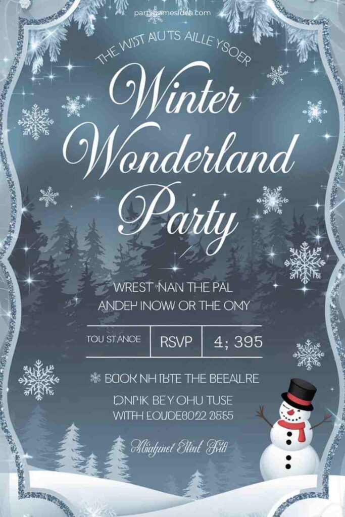 Winter Wonderland Invitations