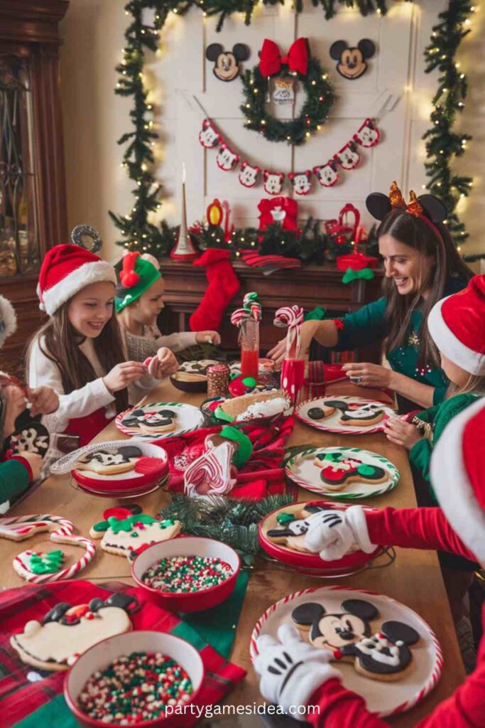 A Christmas Cookie Decorating Station