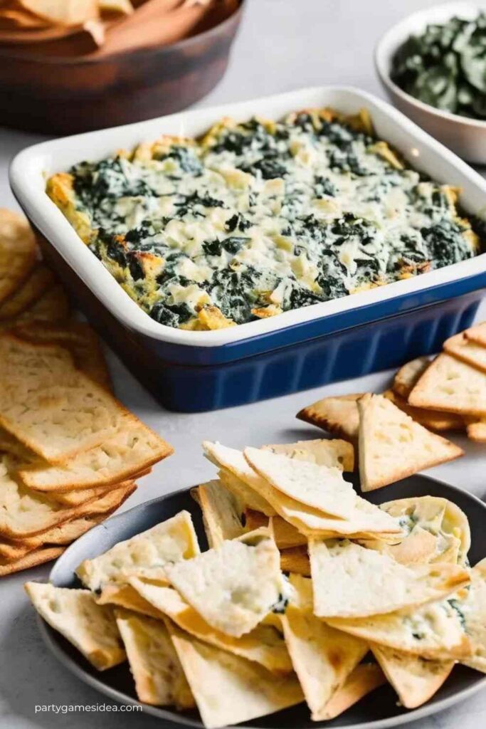 A Creamy Spinach and Artichoke Dip