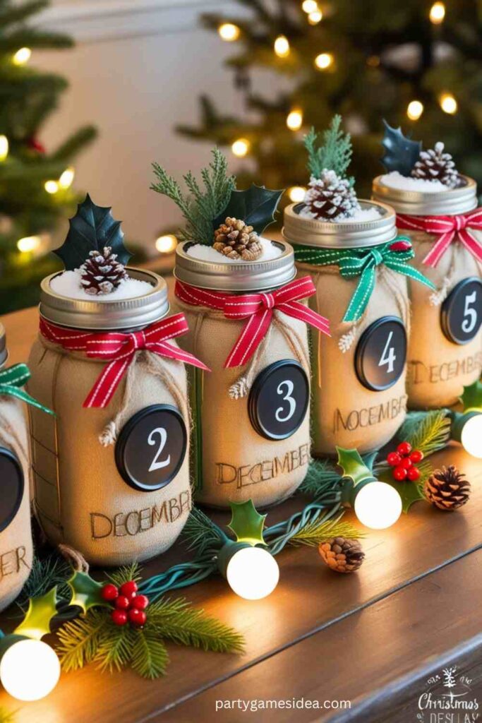 Advent Calendar Jars