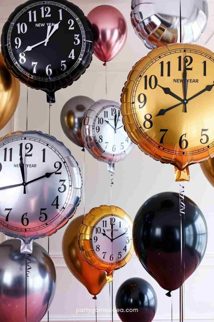 Balloon Floating Clocks