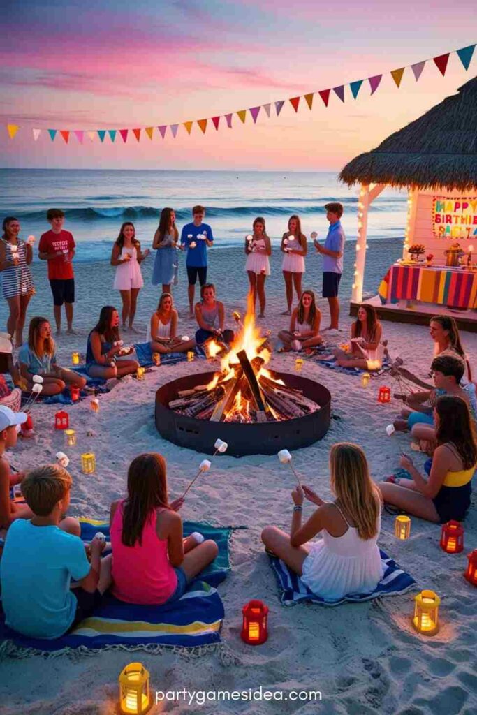 Beach Bonfire Celebration