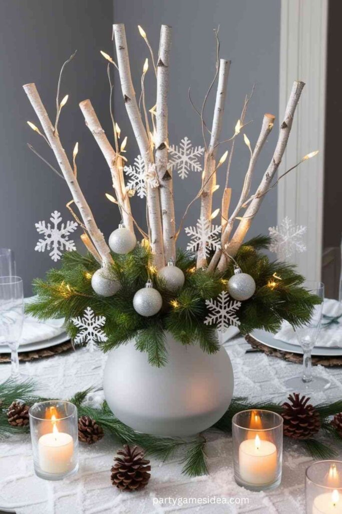 Birchwood Branches Centerpiece