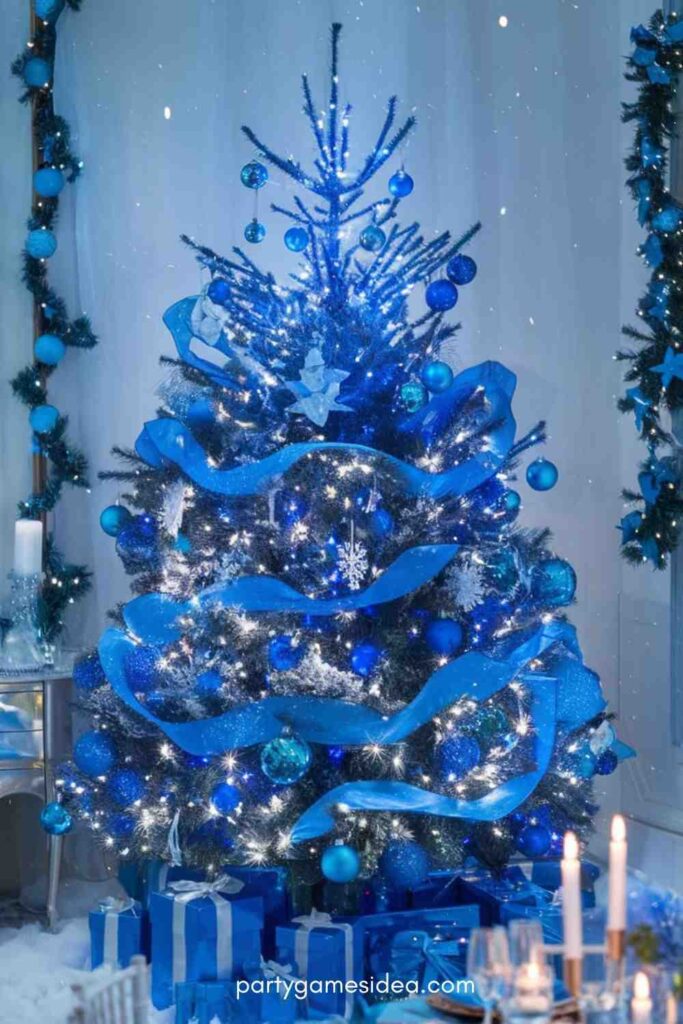 Blue Christmas Tree Decorations