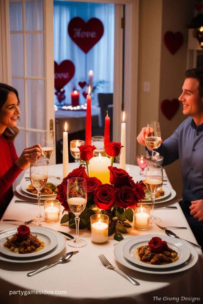 Candlelit Dinner at Home