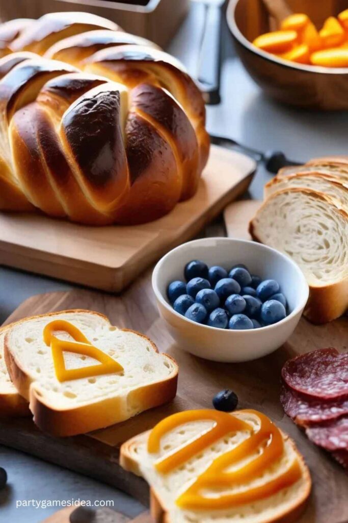 Challah Bread Slices