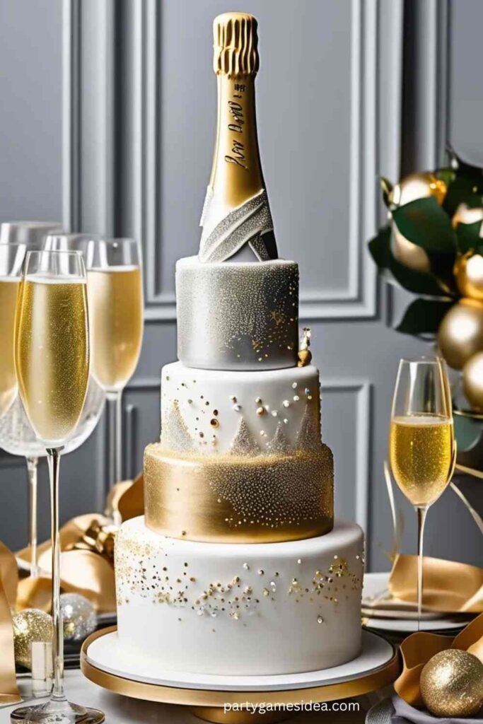 Champagne-Inspired Cake