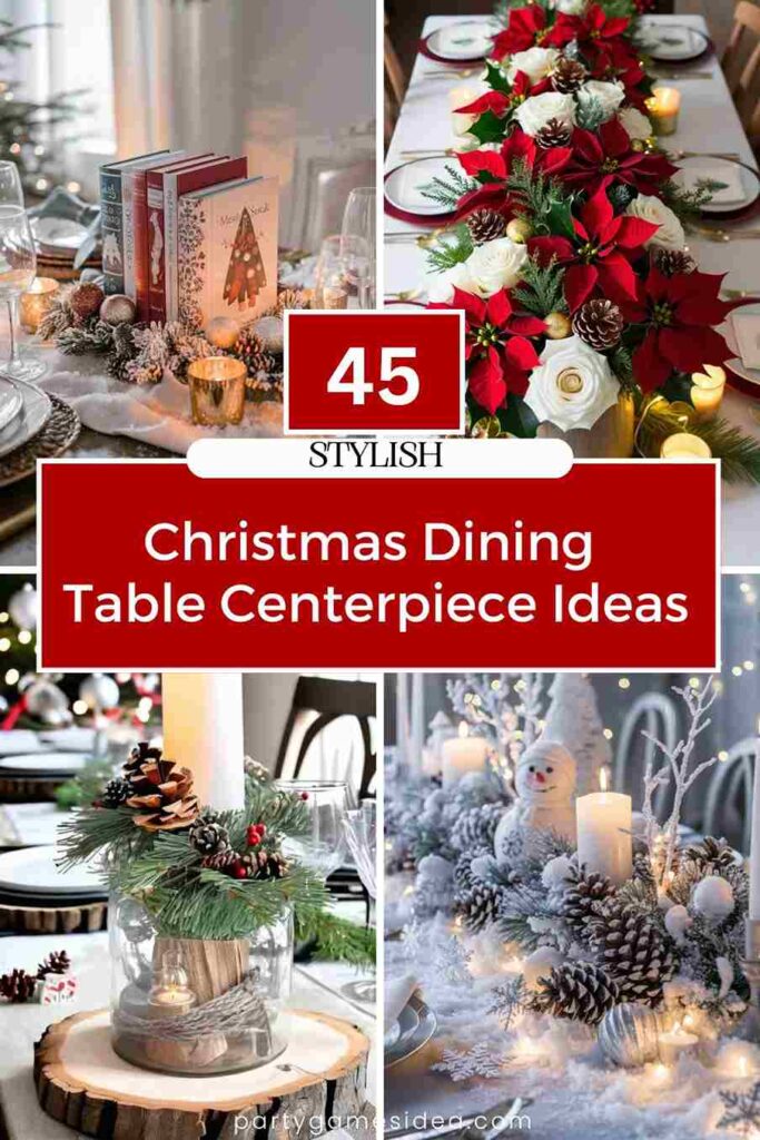 Christmas Dining Table Centerpiece Ideas