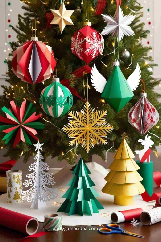 Christmas Paper Ornaments