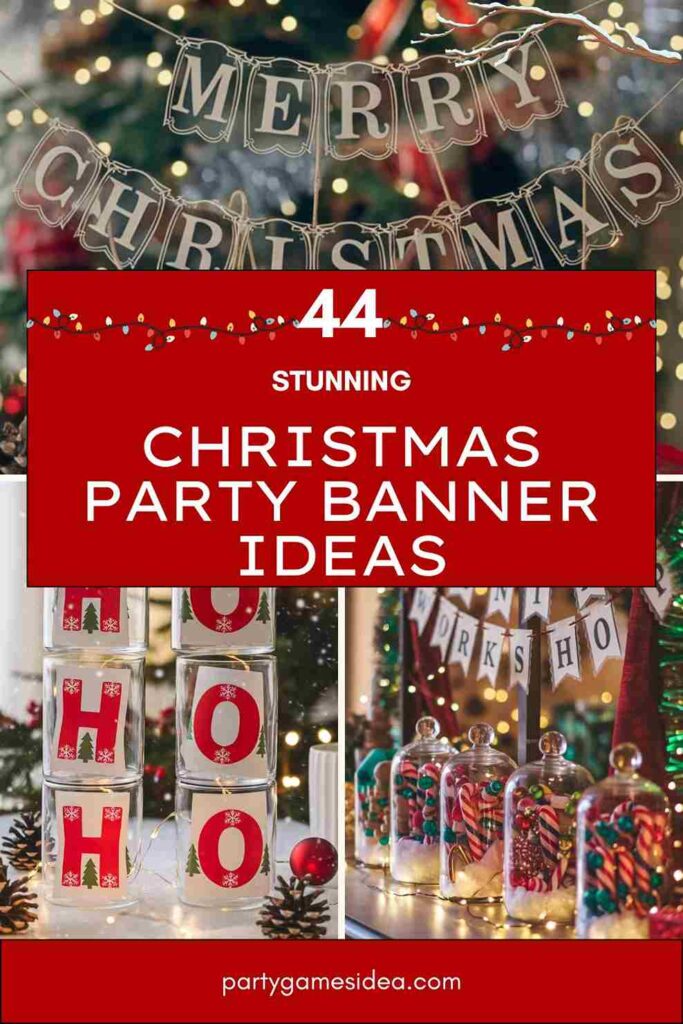 Christmas Party Banner Ideas