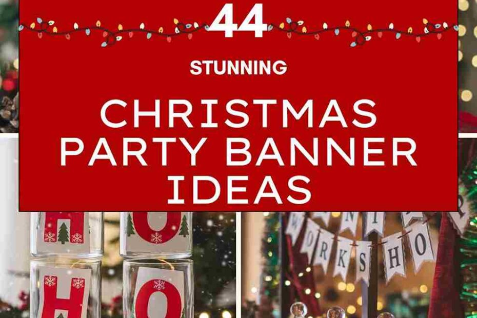 Christmas Party Banner Ideas