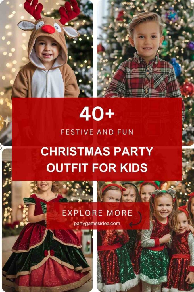 Christmas Party Outfit For Kids