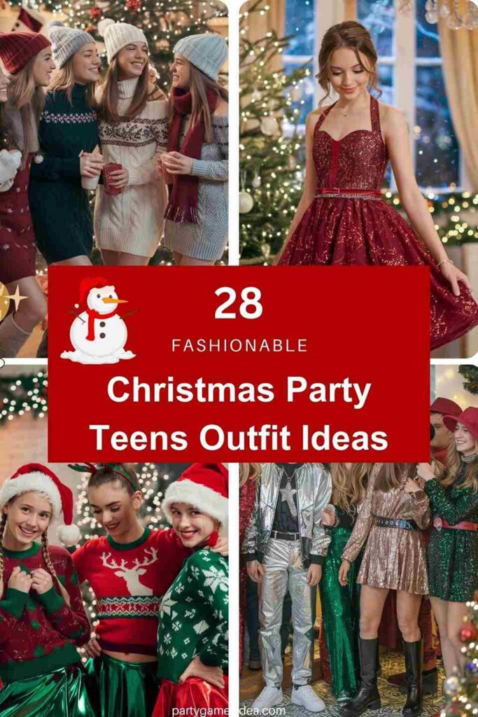 Christmas Party Teens Outfit Ideas