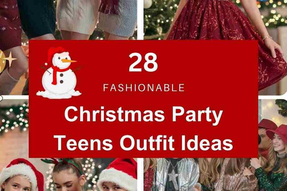 Christmas Party Teens Outfit Ideas