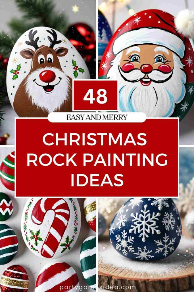 Christmas Rock Painting Ideas