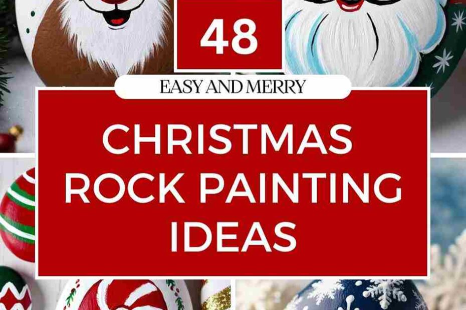 Christmas Rock Painting Ideas