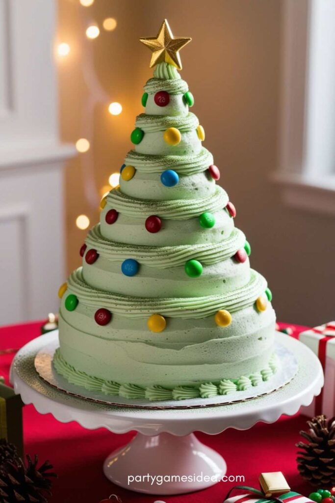 Christmas Tree Cake