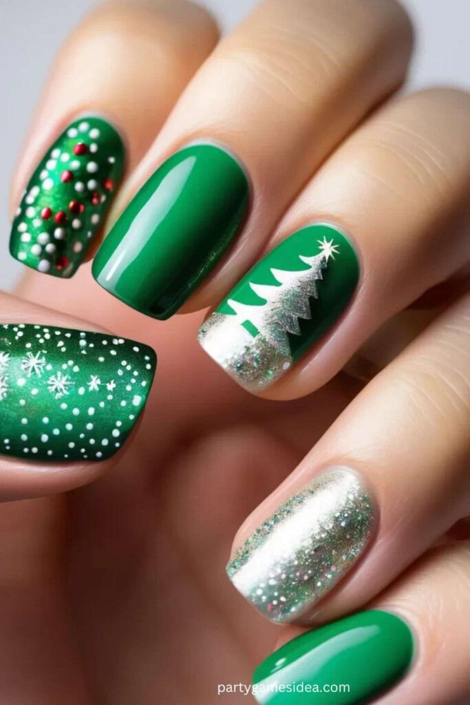 Christmas Tree Nails