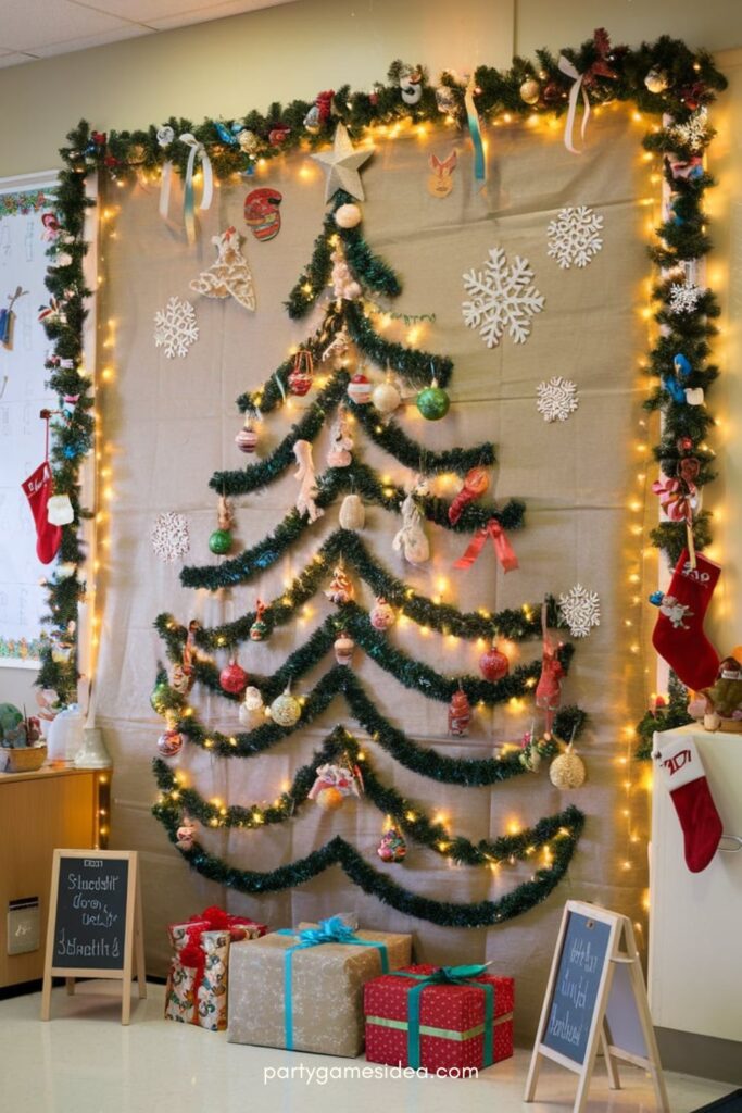 Christmas Tree Wall