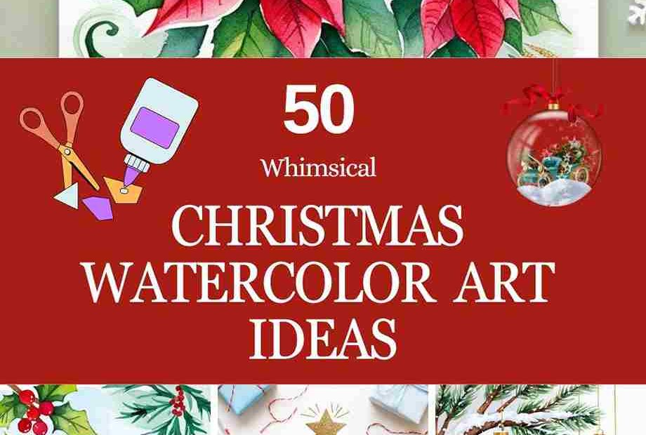 Christmas Watercolor Art Ideas