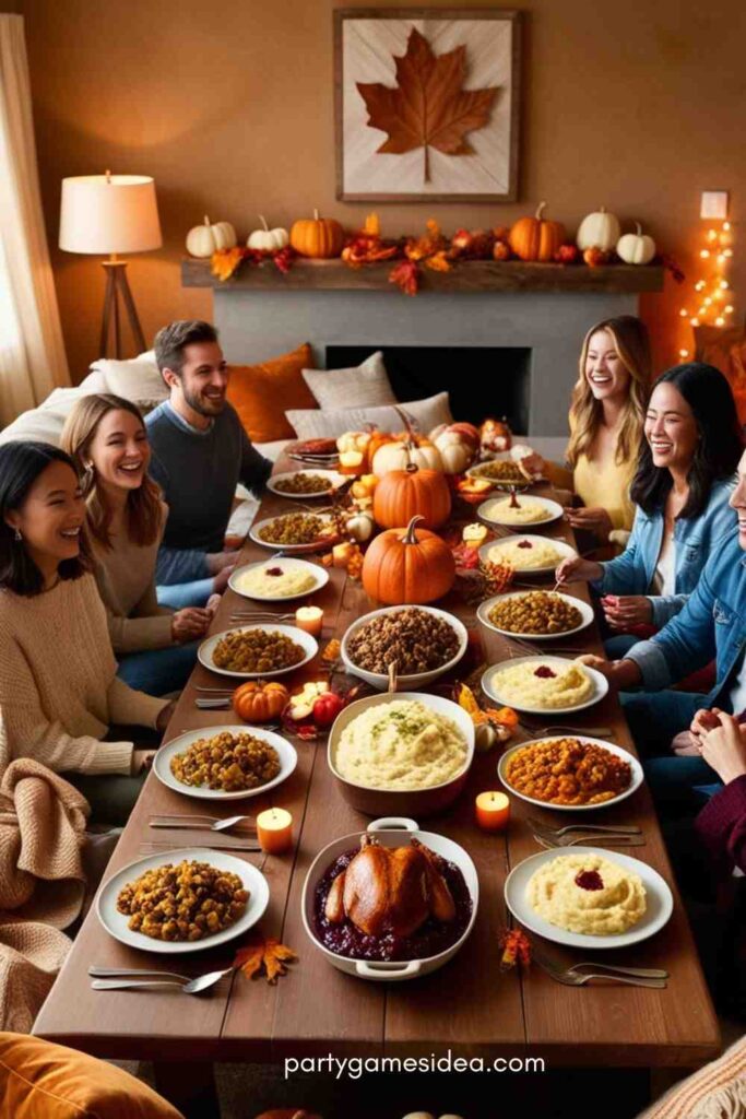 Cozy & Casual Friendsgiving Gathering