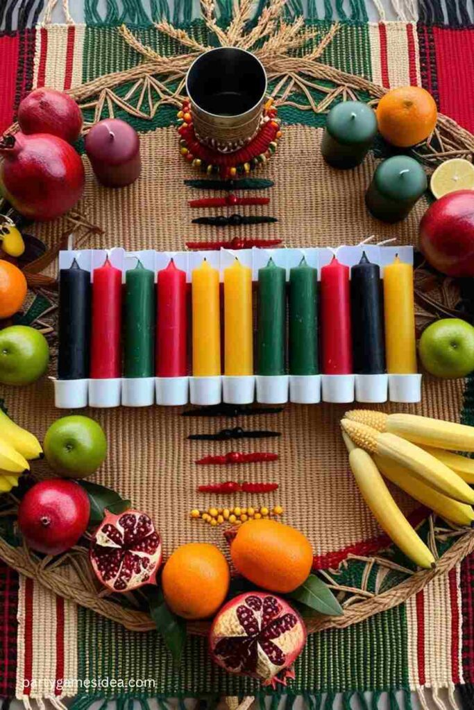 Create a Community Altar (Kwanzaa Mkeka)