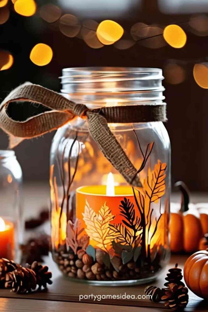 DIY Mason Jar Lanterns