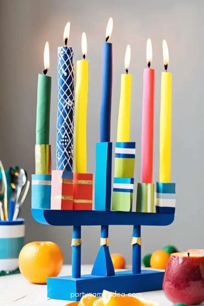 DIY Menorah Craft