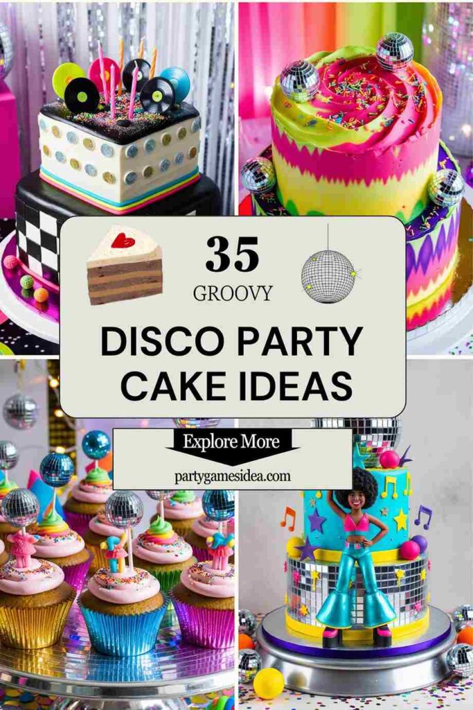 Disco Party Cake Ideas