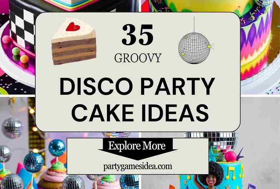 Disco Party Cake Ideas