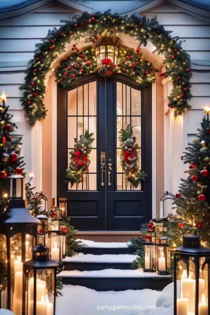 Elegant Candlelit Entrance