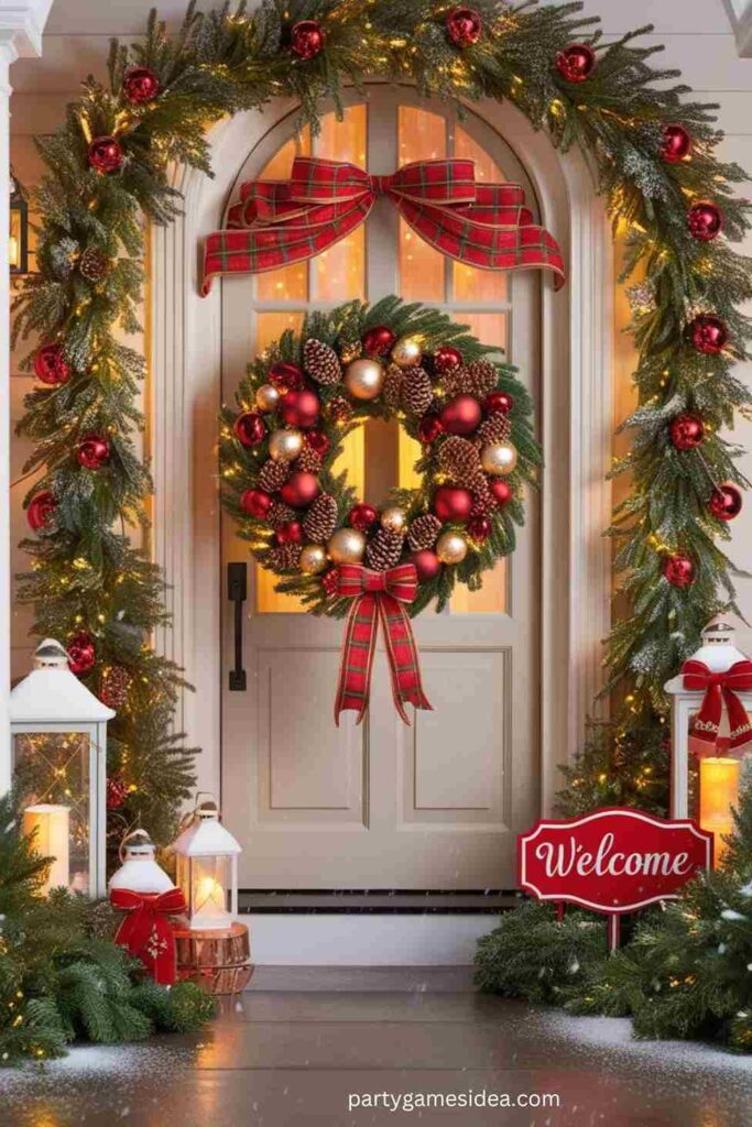 Festive Wreath Welcome