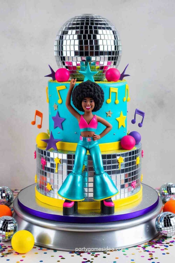 Funky Disco Dancer Cake