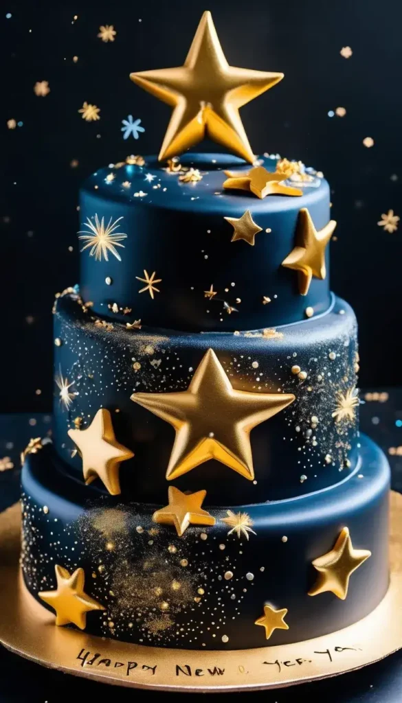 Glittering Star Cake