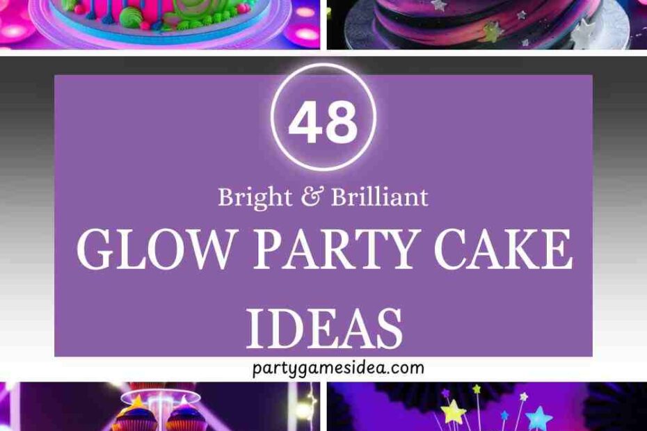 Glow Party Cake Ideas