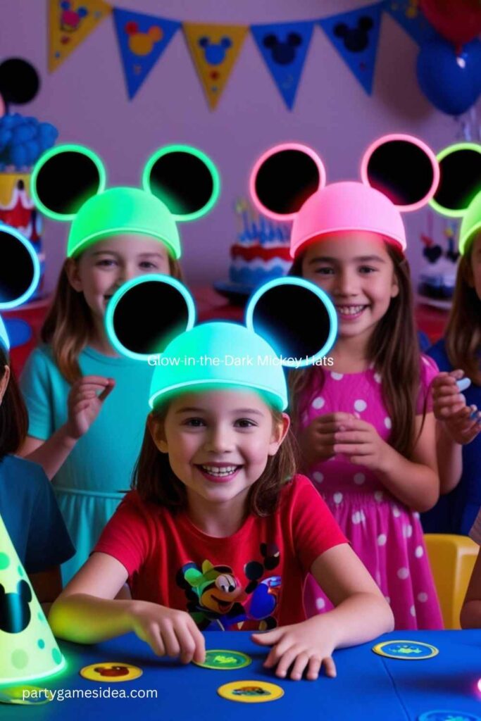 Glow-in-the-Dark Mickey Hats