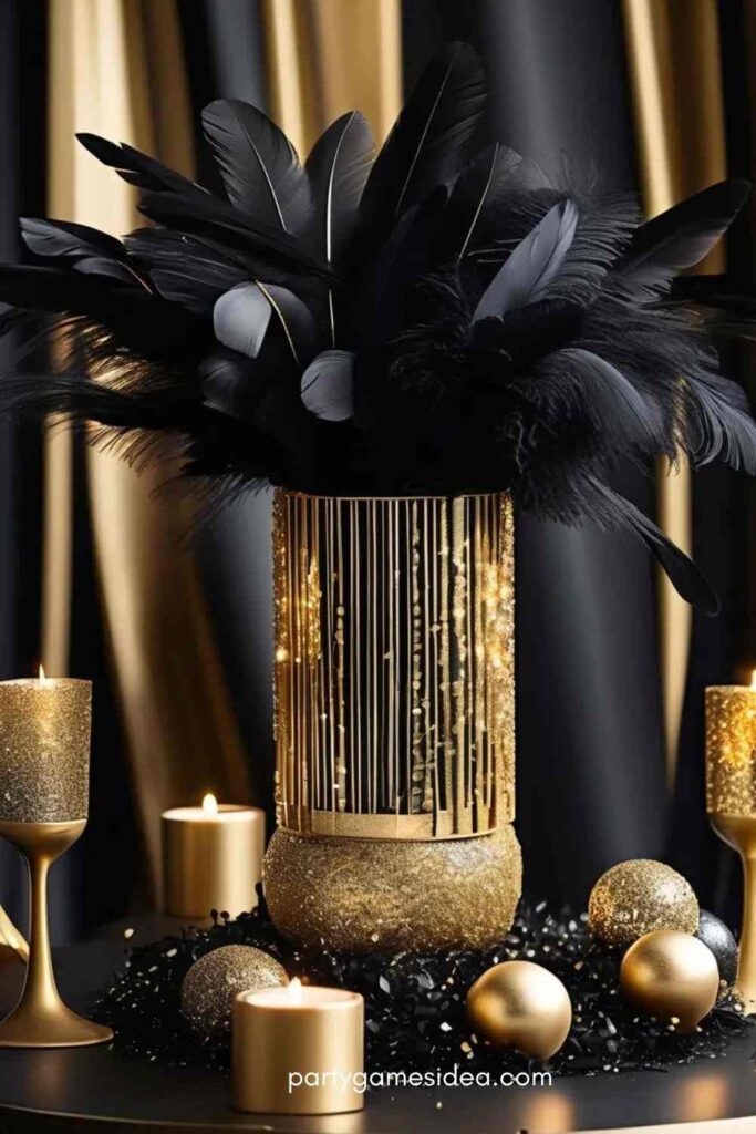 Gold and Black Glamour