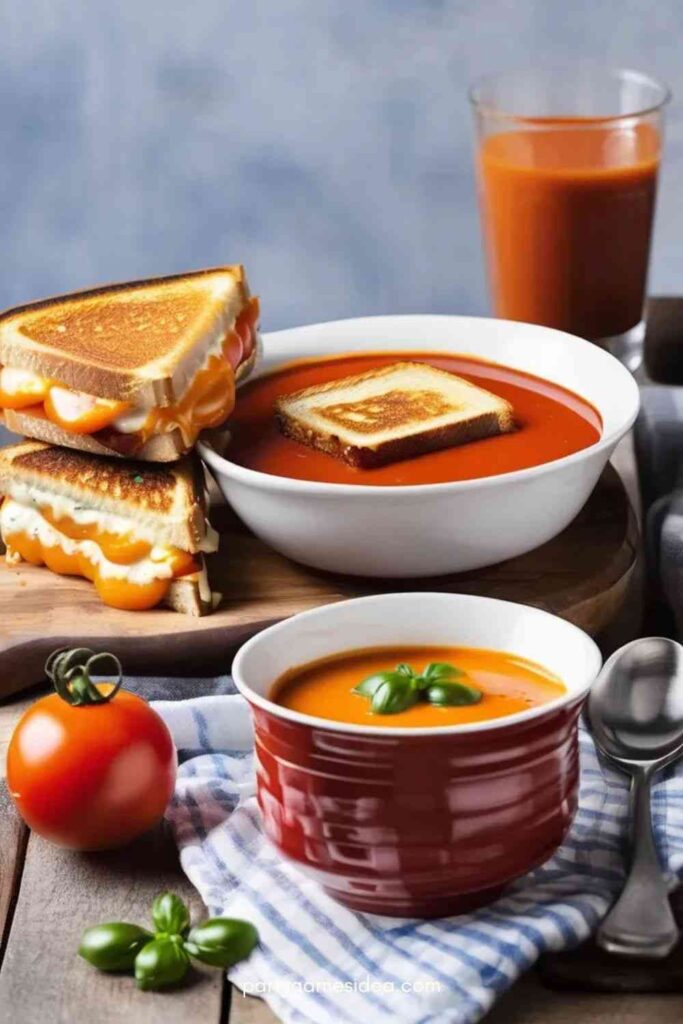 Grilled Cheese & Tomato Soup