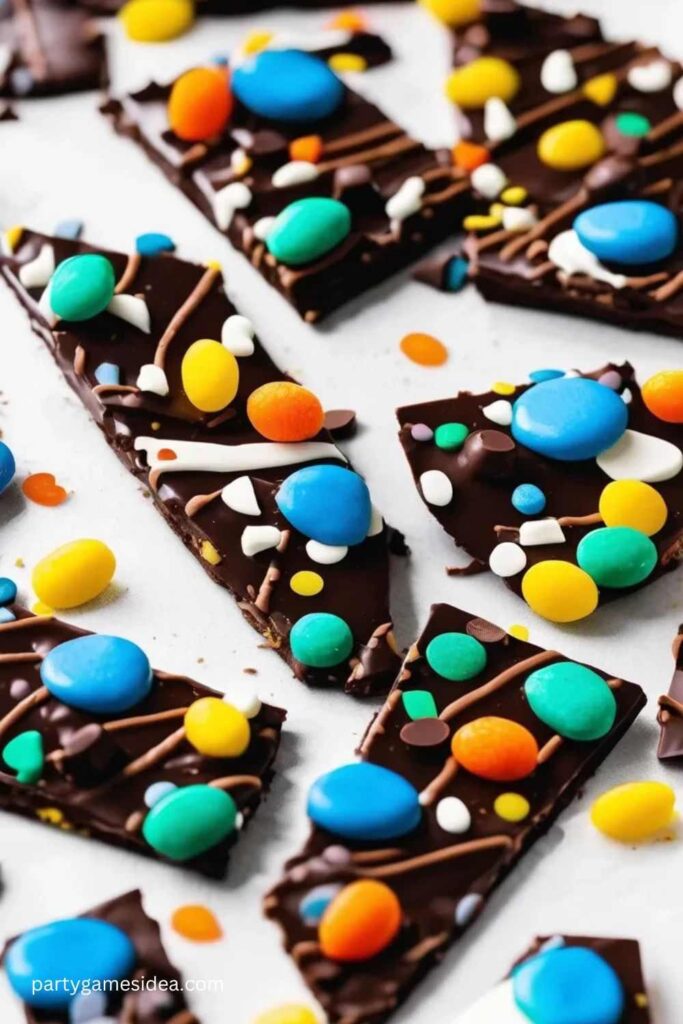 Hanukkah Chocolate Bark