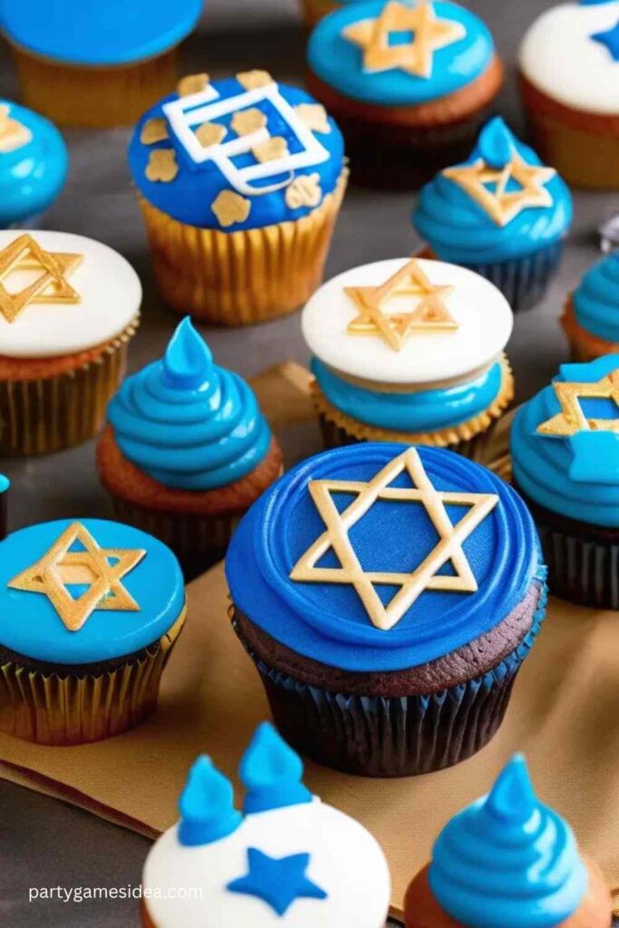 Hanukkah Cupcakes