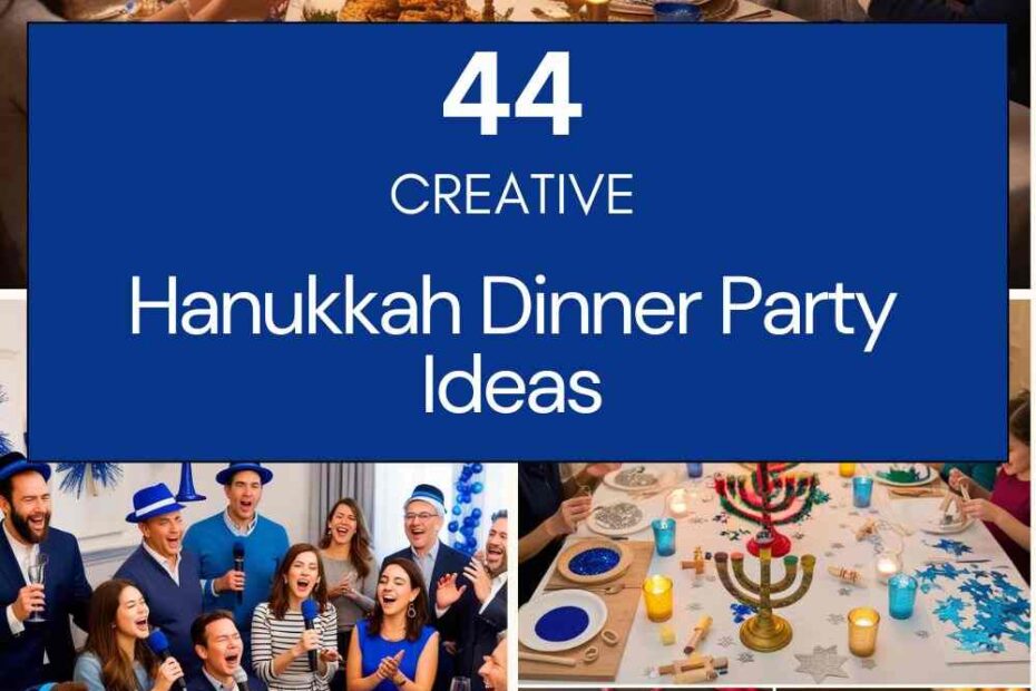 Hanukkah Dinner Party Ideas