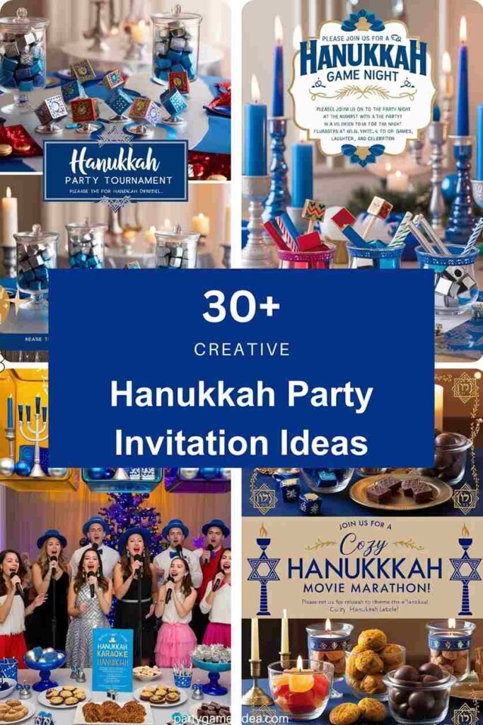 Hanukkah Party Invitation Ideas